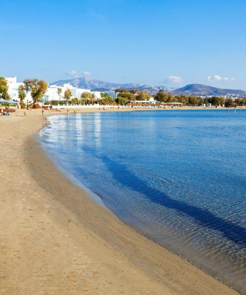 Čtvrť v destinaci Naxos Chora, kde se naši zákazníci rádi ubytovávají.