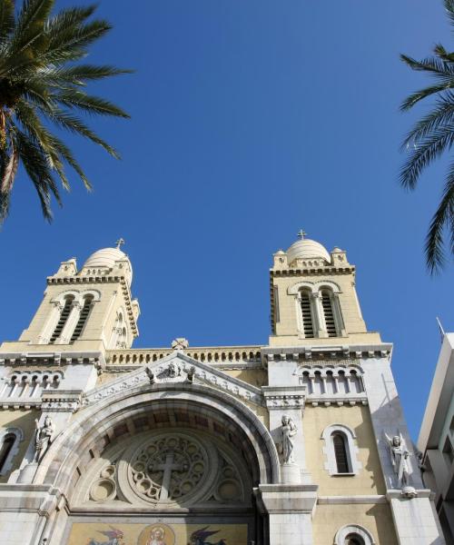 Čtvrť v destinaci Tunis, kde se naši zákazníci rádi ubytovávají.