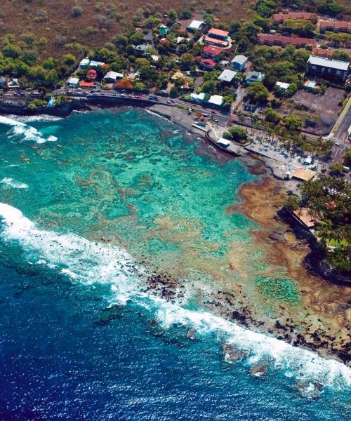 Quartier de Kailua-Kona où les voyageurs préfèrent séjourner.