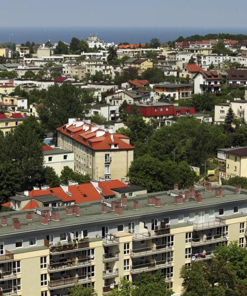 Bairro em Gdynia onde nossos clientes preferem se hospedar.