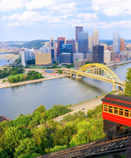 Pittsburgh kerülete, ahol a vendégek szívesen szállnak meg.