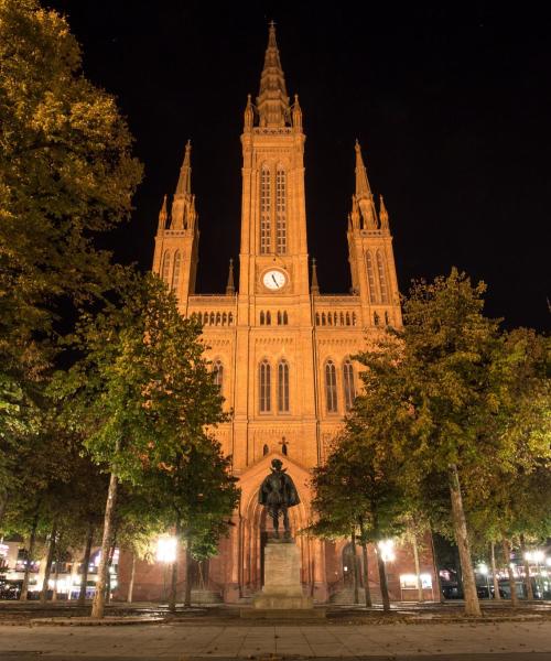 Čtvrť v destinaci Wiesbaden, kde se naši zákazníci rádi ubytovávají.