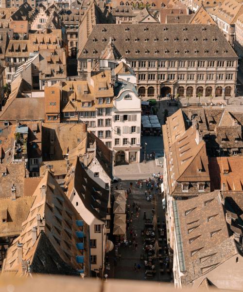 Quartier de Strasbourg où les voyageurs préfèrent séjourner.