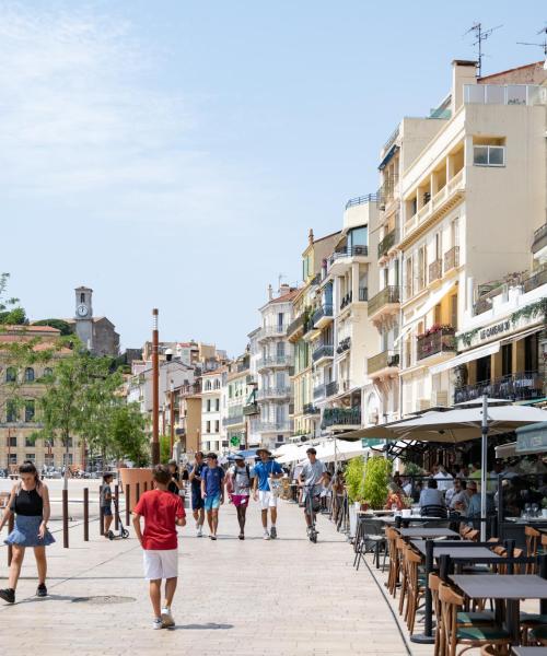 Quartier de Cannes où les voyageurs préfèrent séjourner.