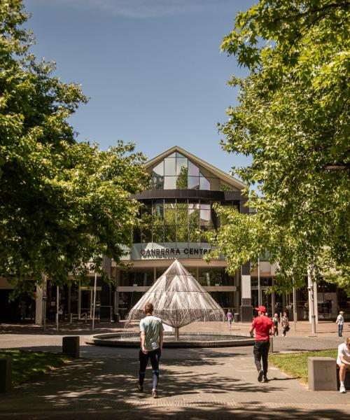 Quartier de Canberra où les voyageurs préfèrent séjourner.