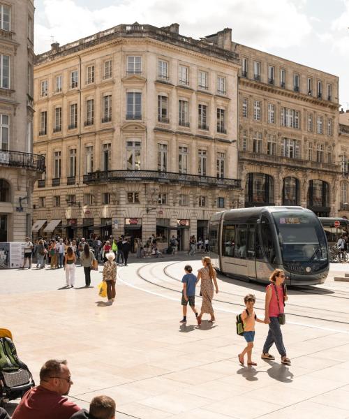 Čtvrť v destinaci Bordeaux, kde se naši zákazníci rádi ubytovávají.