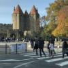 Romantic house - entrance to the medieval castle