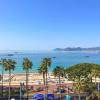 REF 1196 - Cannes Croisette - Sea view apartment for rent