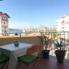 Hendaye plage charmant studio 2pers avec grande terrasse vue mer