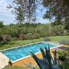 Maisonnette et piscine