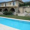 Provencal stone farmhouse with sea view, swimming pool and spa