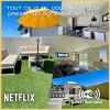 Appartement Souplex Jardin proche autoroute, plages et attractions, Wifi - TV, calme