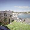 Beautiful wood house and view