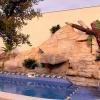 Villa 4P piscine avec toboggan et cascade