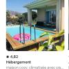 maison cosy climatisée avec piscine et jardin