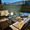 2 piéces avec une terrasse et un grand jardin