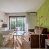 Air conditioned furnished apartment with terrace swimming pool & parking