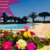 Studio sur plage avec piscine et balcon vue mer