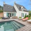 Maison pour 8 - Piscine chauffée - 100m de la plage
