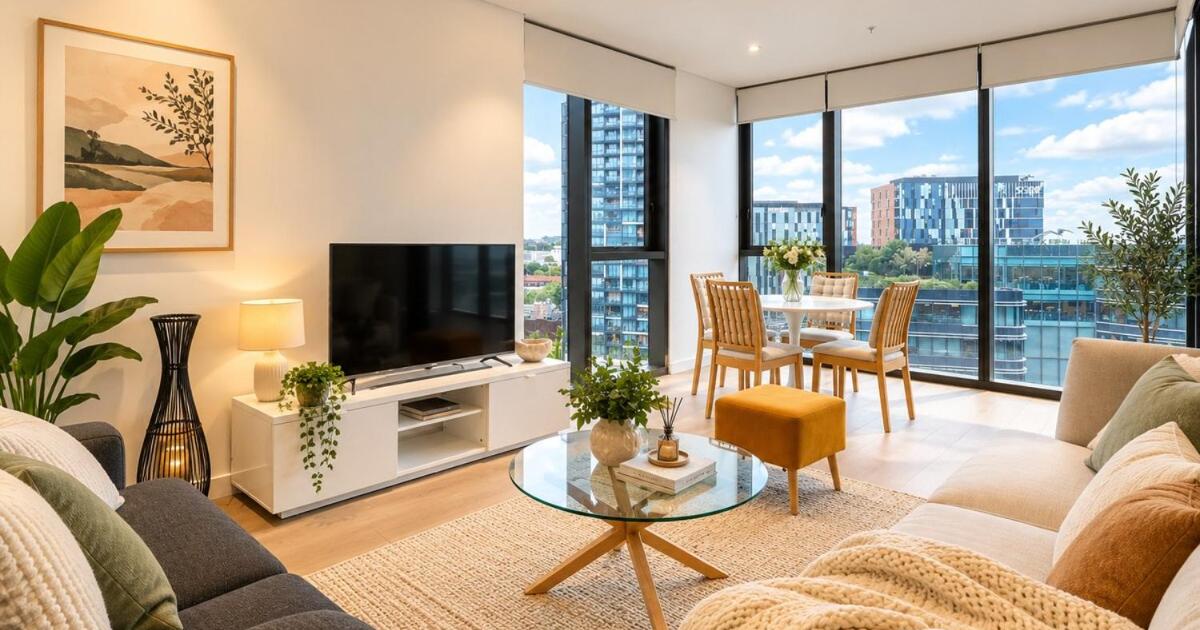 Square Calculation Modern 2BR & Harbour view & Pool & Darling Square, Sydney (updated prices)