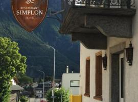 מלון צילום: Gasthaus - Restaurant Simplon va hie