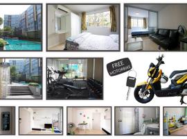 Hotel fotografie: CozyRoom PoolView EasyToBeach FreeBike