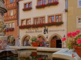 Historik Hotel Gotisches Haus garni, hotel v destinaci Rothenburg ob der Tauber