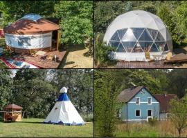Glamping Podgrodzie, hotel v destinaci Nowe Warpno