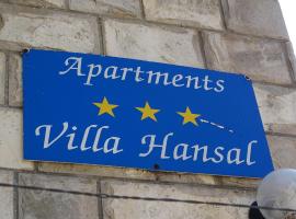 Apartments Villa Hansal, ξενοδοχείο σε Saplunara