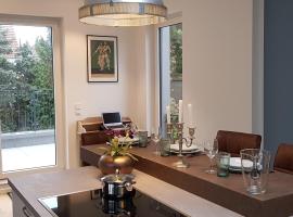 酒店照片: Fantastic Penthouse-Apartment 72 sqm 10min to Messe