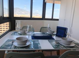 מלון צילום: Apartamento Torre II Las Palmeras mit seitlichem Meerblick und Pool in Fuengirola