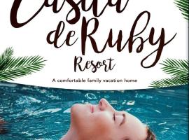 酒店照片: Private Resort in Laguna, Casita de Ruby Resort