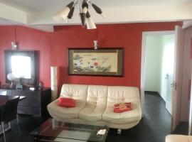 Hotel foto: 2 bedrooms appartement with city view furnished terrace and wifi at Bel Air 6 km away from the beach