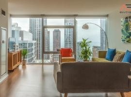 ホテル写真: ENVITAE 3BR Spacious SuperLux Sky Loft at Navy Pier