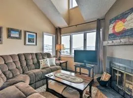 Walk to Ski Lift: Mtn-View Granby Ranch Condo