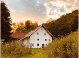 Хотел снимка: Liebevoll renovierter Bauernhof umgeben von herrlicher Natur, liebevoll modern eingerichtete Wohnung