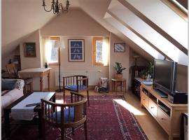 호텔 사진: Charming attic flat, fully furnished, near Mala Strana - Andel