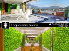 酒店照片: Panoramique 180 lac et montagne et Nid Secret spa romantique