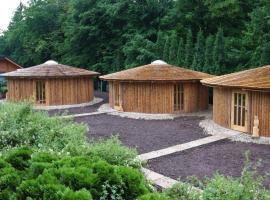 A picture of the hotel: Glamp V Hluboké - Yurts and Wooden Houses