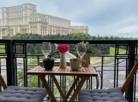 Hotel fotoğraf: New Luxury Flat in front of the Parliament at Unirii