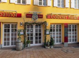 ホテル写真: Hotel Restaurant Goldener Hirsch