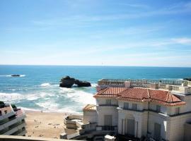 호텔 사진: Appartement d'une chambre a Biarritz avec magnifique vue sur la mer et WiFi a 300 m de la plage