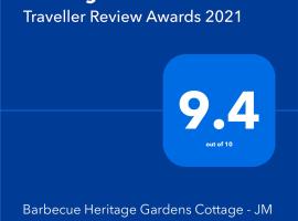Barbecue Heritage Gardens Cottage - JM, hotel v destinaci Newcastle