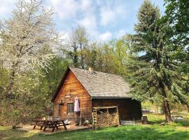 Ξενοδοχείο φωτογραφία: Cosy Wooden Cabin and Bell Tent in Leafy Budapest