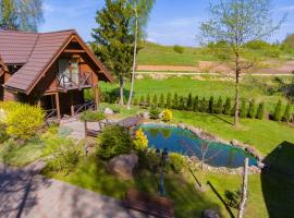 ホテル写真: Rustic private Cabin in woods w/ Sauna & Pool