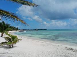 Hotel foto: Casa verde, frente al mar turquesa de Tulum