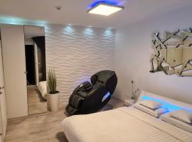 Apartment Wave -Luxury massage chair-Infrared Sauna, Parking with video surveillance, Entry with PIN 0 - 24h, FREE CANCELLATION 24 hours before Check In, Premium pillows and mattress, Hotel in Slavonski Brod