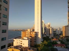 호텔 사진: Hermoso Apto, vista parcial al mar y al Centro Histórico de Cartagena de Indias