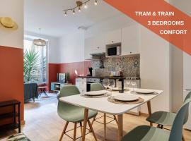 Zdjęcie hotelu: Cosy and Trendy 3 Bedrooms train tramway