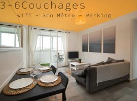 酒店照片: Appartement tout équipé parking balcon 2 chambres